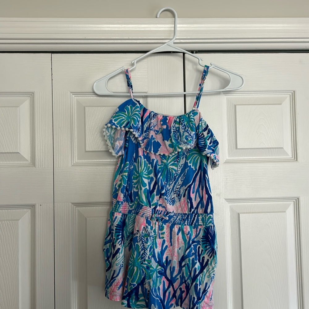 Lily Pulitzer Girls Romper Size XL 12/14